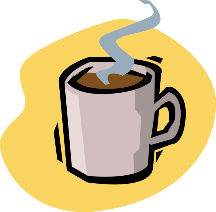 Vector Illustration of Coffee Mug Beverage Cup