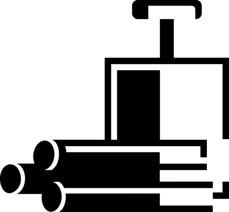 Vector Illustration of Sticks of Dynamite and TNT Trinitrotoluene Bomb Explosive Material with Plunger Detonator