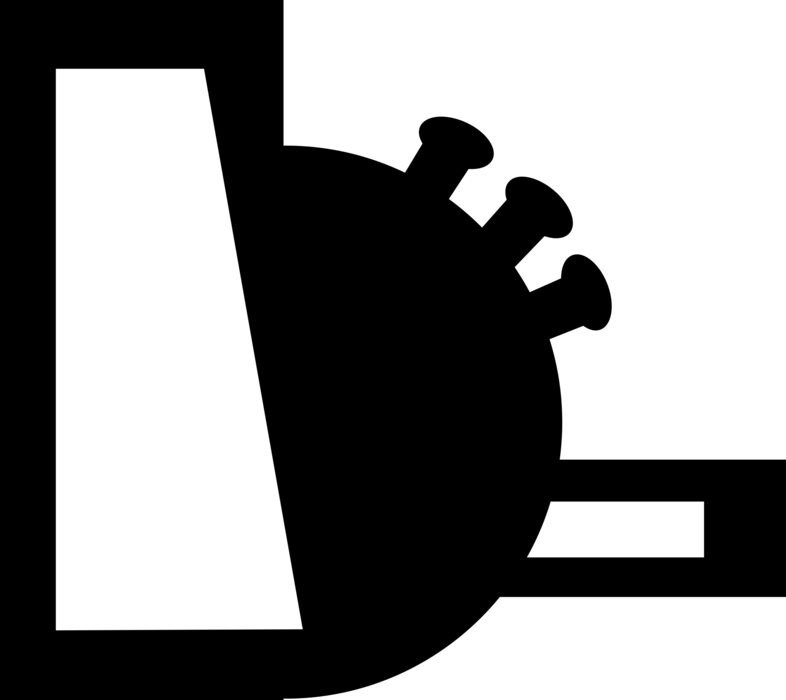 Vector Illustration of Cash Register for Registering and Calculating Retail Sales Transactions