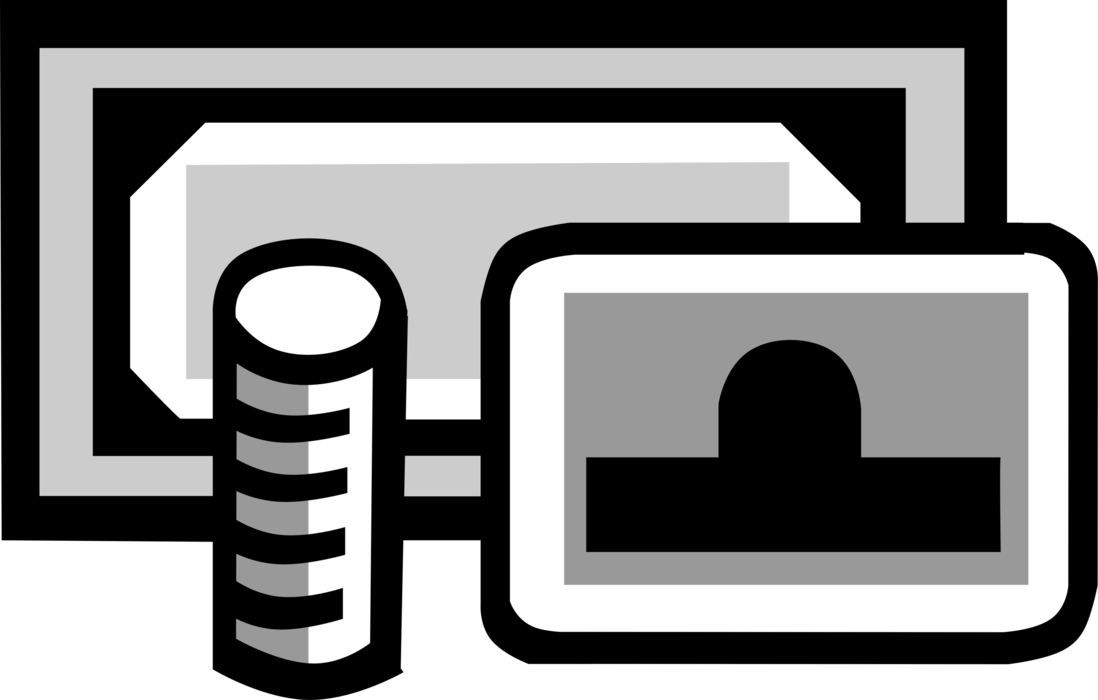 Vector Illustration of Cash Money Dollar Bills, Credit Card, and Coins Payment Methods