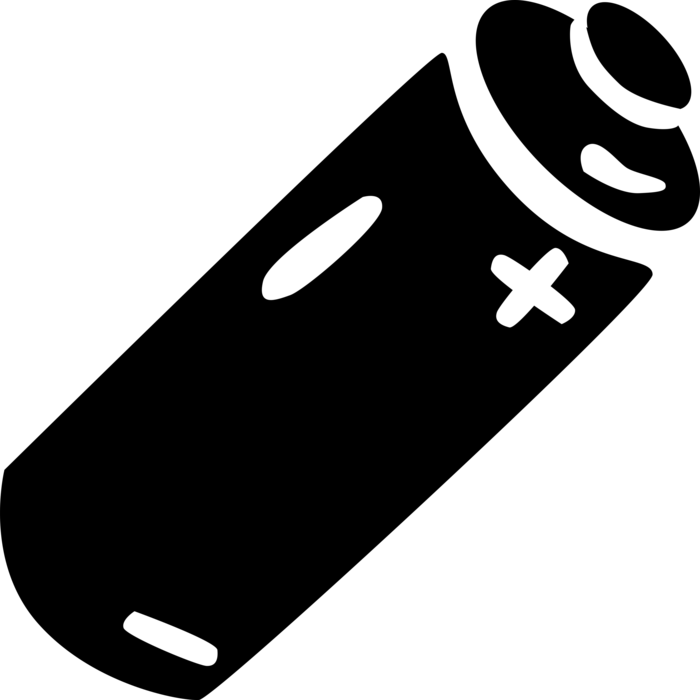 Vector Illustration of Electrical Energy Power Source Batteries