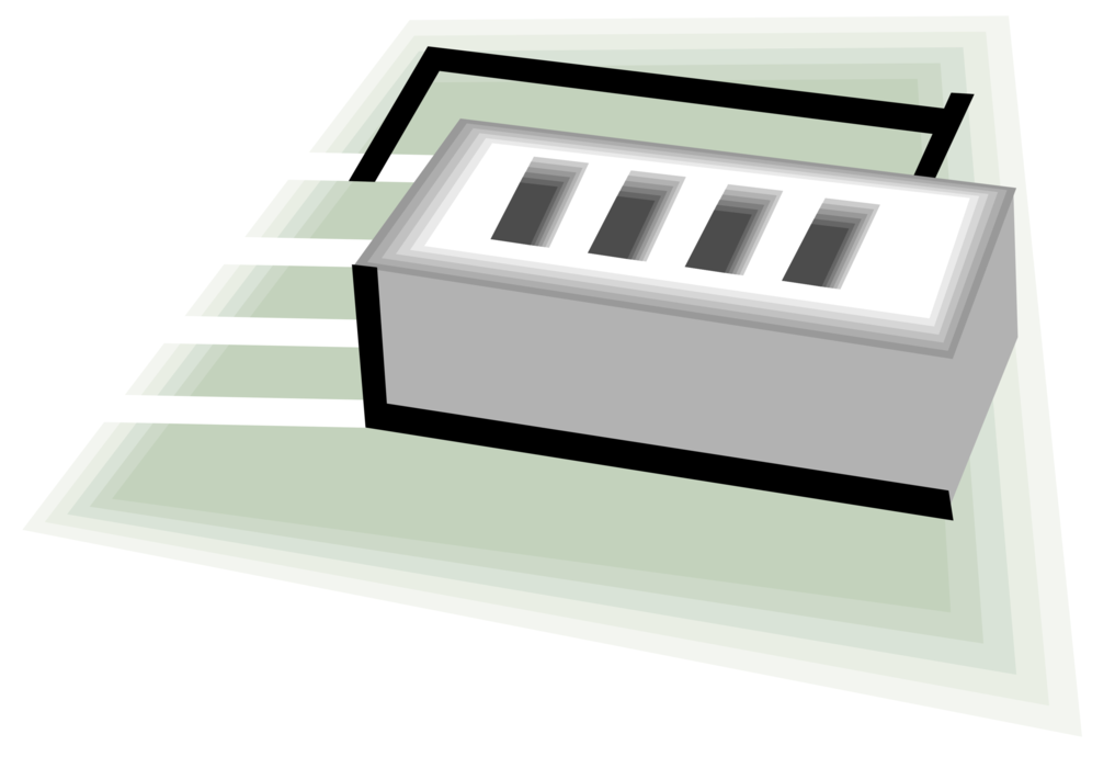 Vector Illustration of Bricklayer's Masonry Brick used in Construction