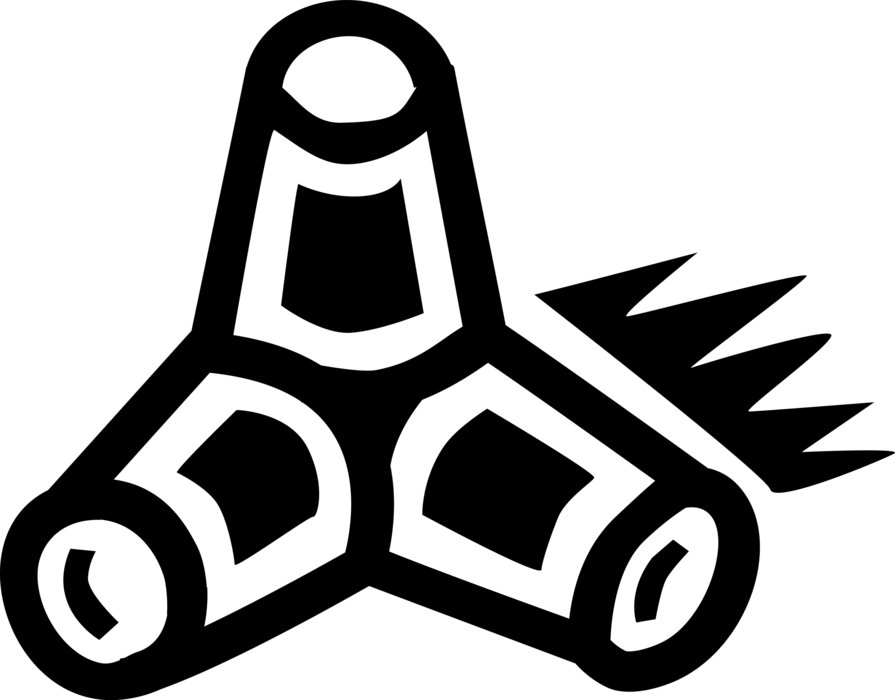 Vector Illustration of Floating Anchored Buoy Marks Maritime Channel or Hazard