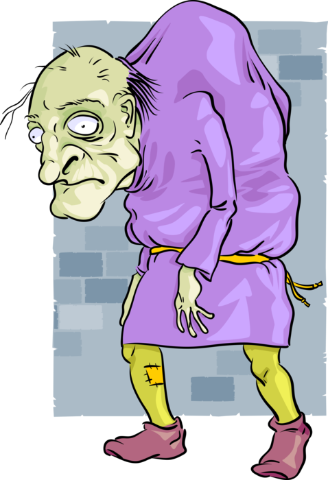 Vector Illustration of Quasimodo Hunchback of Notre Dame