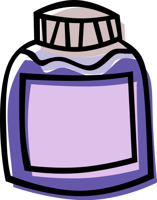 Vector Illustration of Glass Food Jar Container
