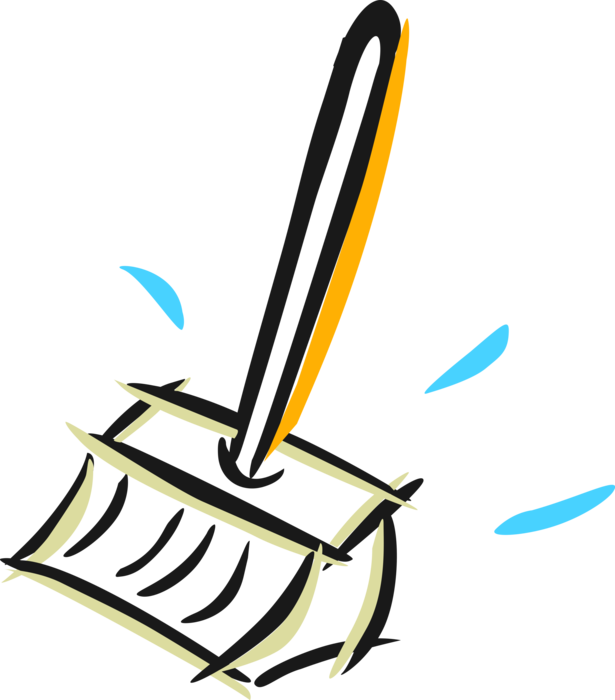 Vector Illustration of Snow Shovel for Removing Snow