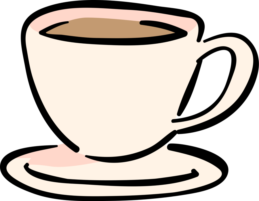 Vector Illustration of Coffee Mug Beverage Cup