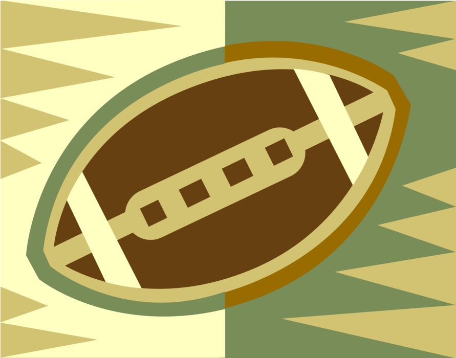 Vector Illustration of Sport of Football Game Ball