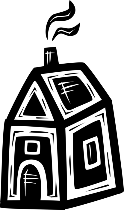 Vector Illustration of Family Home or House Symbol