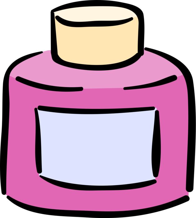 Vector Illustration of Beauty and Cosmetics Face Cream in Jar