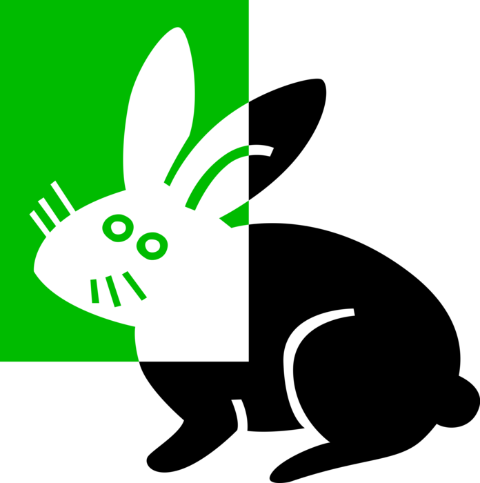 Vector Illustration of Small Mammal Bunny Rabbit