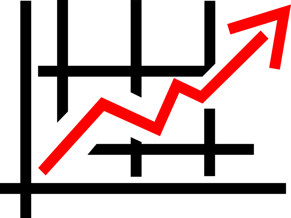 Vector Illustration of Infographic Chart Diagram Graphical Representation of Data