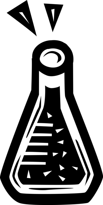 Vector Illustration of Test Tube or Culture Tube Laboratory Glassware