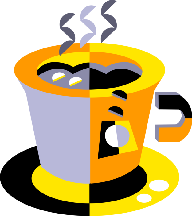 Vector Illustration of Morning Cup of Coffee