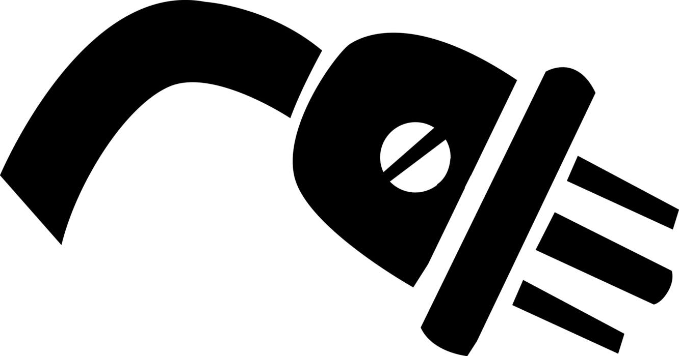 Vector Illustration of North American 110 Volt Electrical Plug