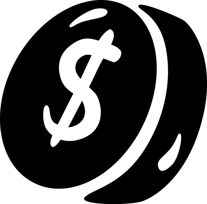 Vector Illustration of Dollar Cash Money Currency Banknotes Symbol