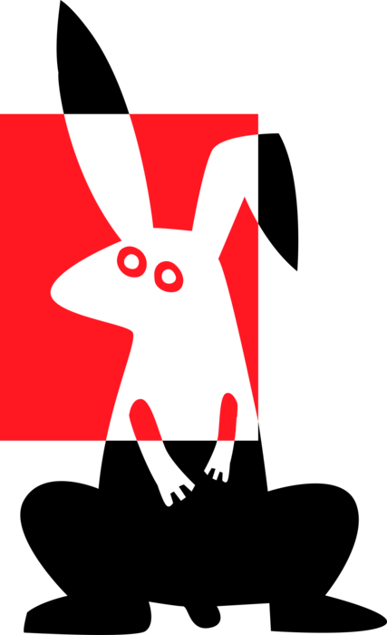 Vector Illustration of Small Mammal Rabbit Bunny