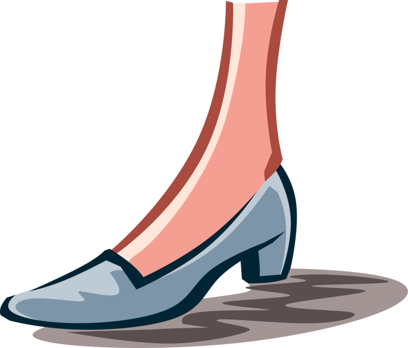 Vector Illustration of Woman's Shoe Footwear