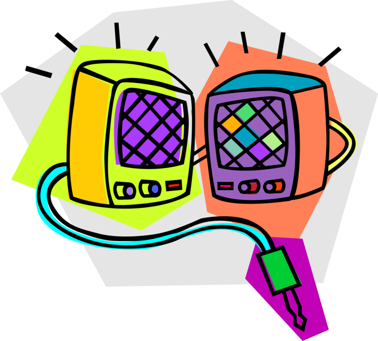 Vector Illustration of Home Audio Entertainment Stereo Music Speakers Vector Illustration of Home Audio Entertainment Stereo Music Speakers