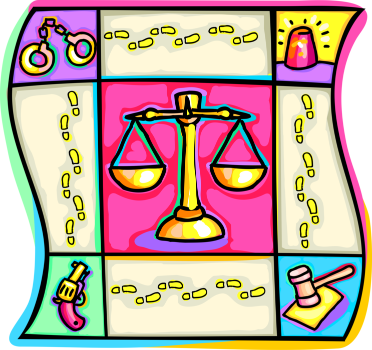 Vector Illustration of Weighing Scales Force-Measuring Devices for Weight Measurement