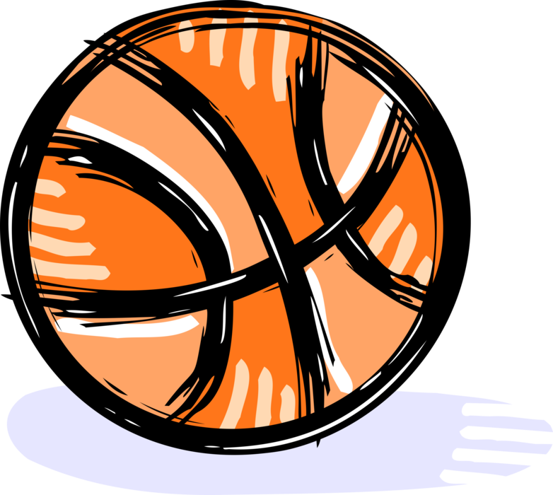 Vector Illustration of Sport of Basketball Game Sports Ball