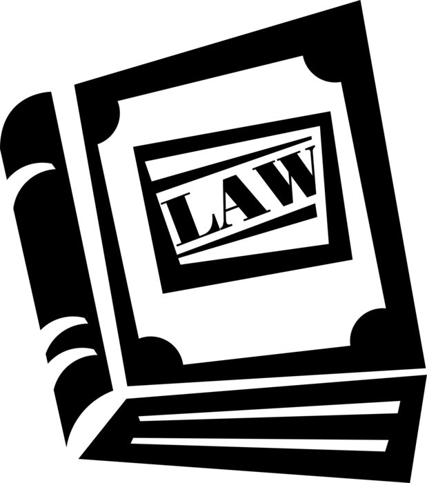 Vector Illustration of Legal Research and Resource Law Book Publication