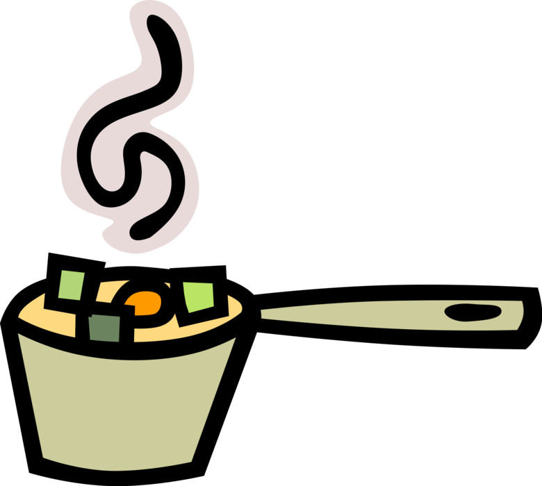 Vector Illustration of Pot of Stew