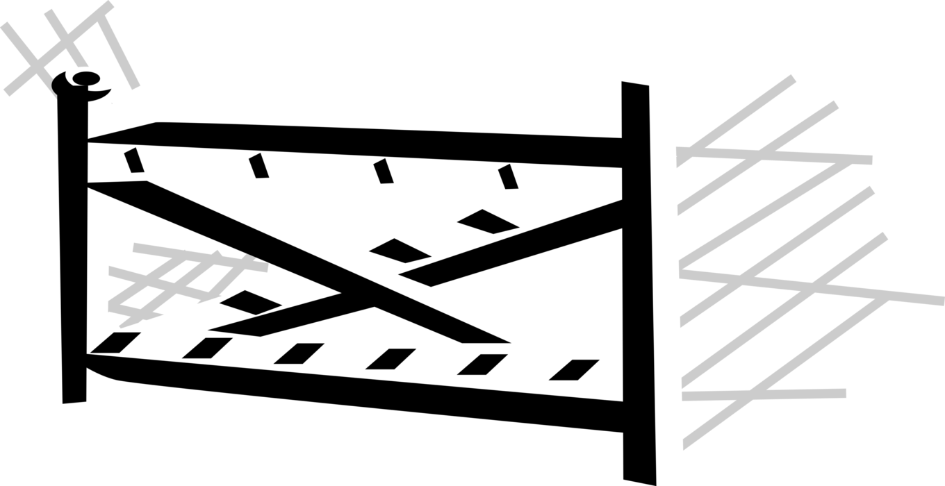 Vector Illustration of Horse Jumps Fence Barrier Obstacle in Equestrian Competition