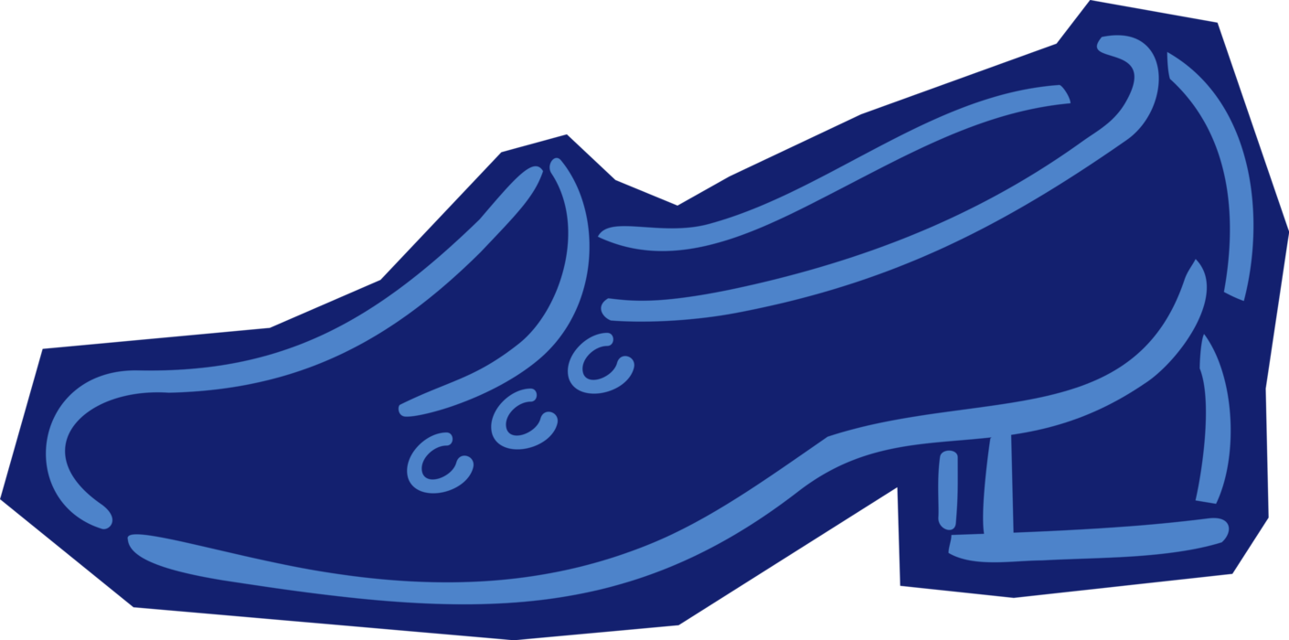 Vector Illustration of Shoe Footwear