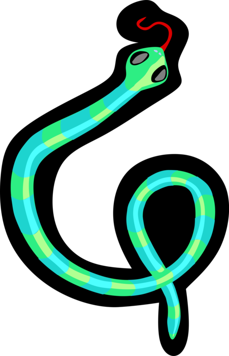 Vector Illustration of Reptile Snake