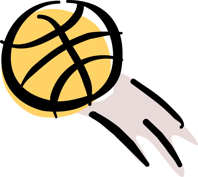 Vector Illustration of Sport of Basketball Game Sports Ball