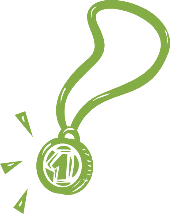 Vector Illustration of Medal or Medallion Recognizes Sporting, Military, Scientific, Academic Achievements