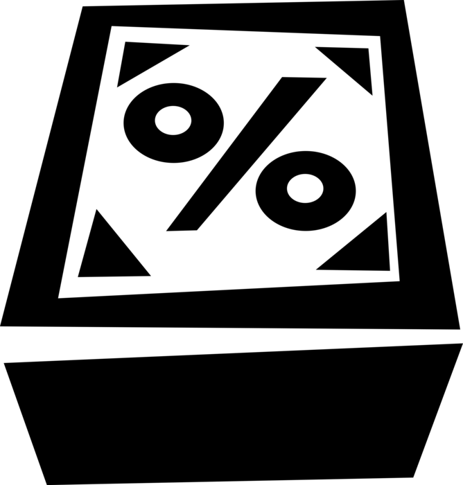 Vector Illustration of Percentage Sign Symbol