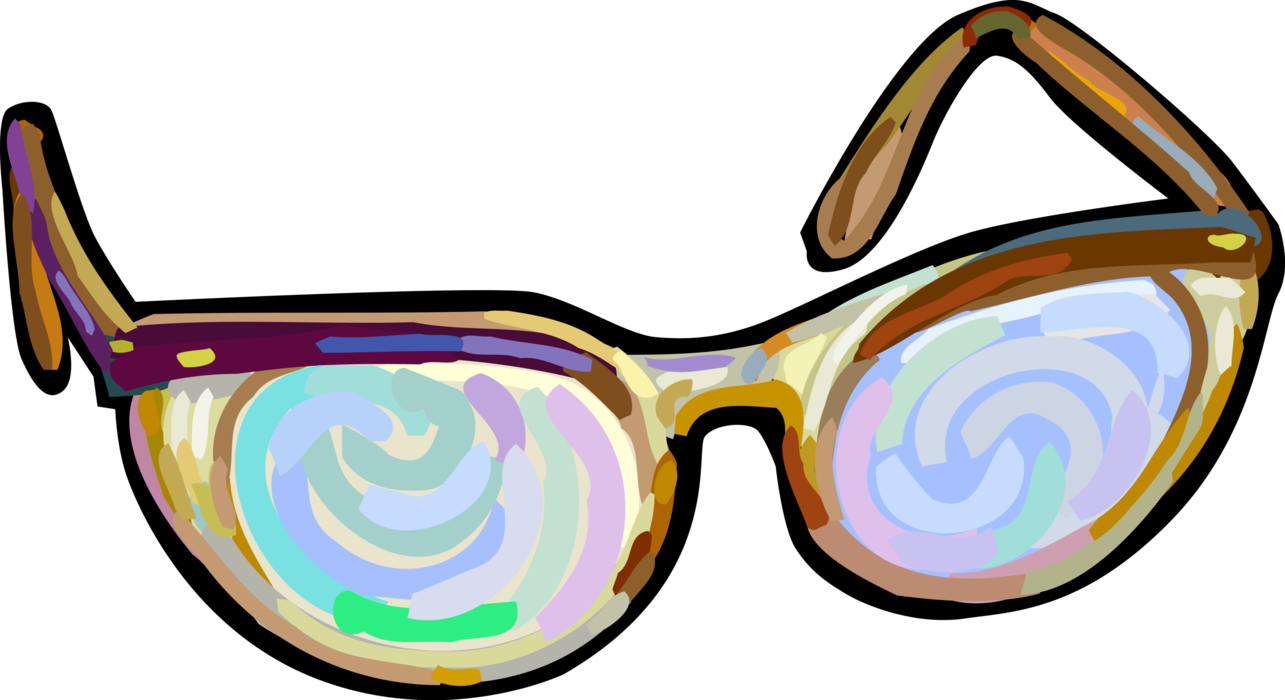 Vector Illustration of Eyeglasses Spectacles to Aid Vision