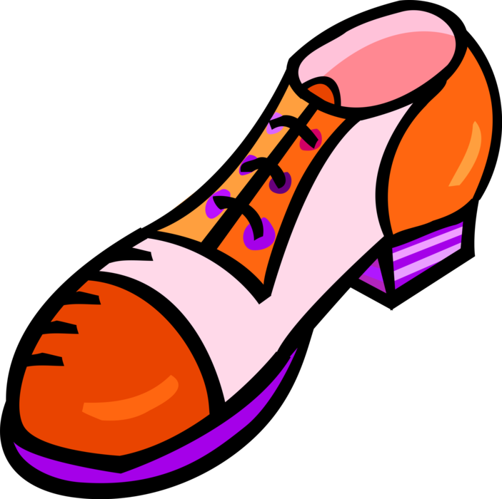 Vector Illustration of Men's Dress Shoe Footwear