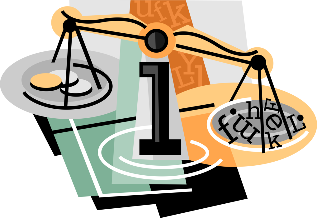 Vector Illustration of Weighing Scales Force-Measuring Devices for Weight Measurement