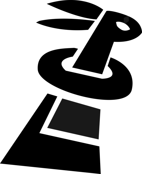 Vector Illustration of Videotape Magnetic Tape for Storing Motion Video Images