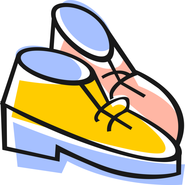 Vector Illustration of Dress Shoes Fashion Footwear