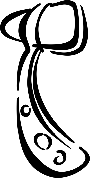 Vector Illustration of Doctor or Physician's Plessor Small Hammer Tests Reflexes