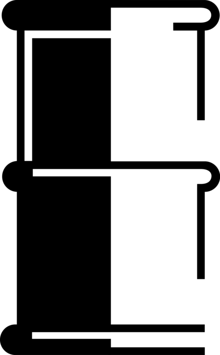 Vector Illustration of Crude Oil Barrel Refined to Petroleum Gasoline for Automobile Motor Vehicles