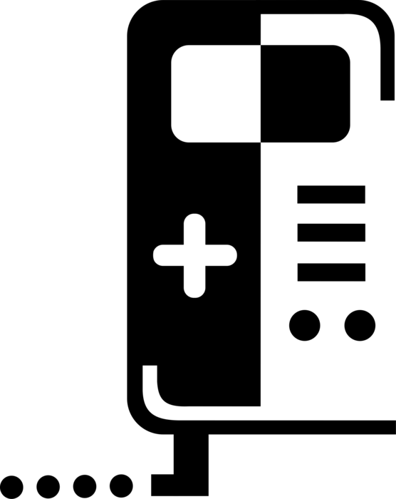 Vector Illustration of Test Equipment Voltage Meter