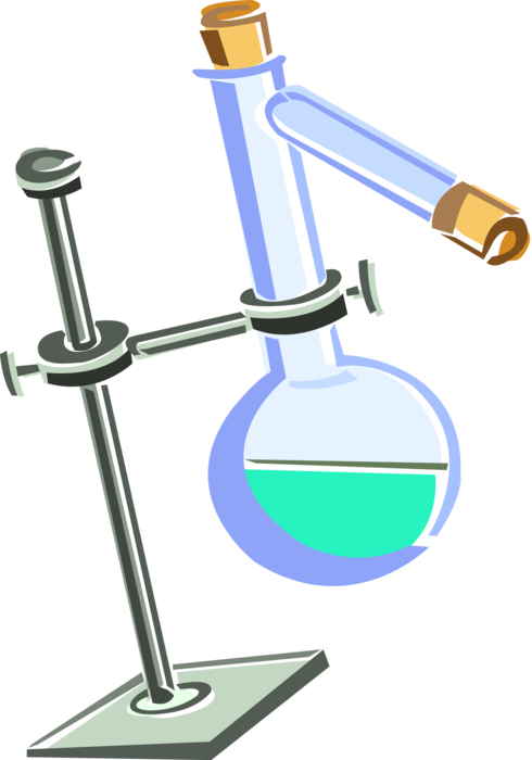 Vector Illustration of Science Laboratory Glassware Beaker used in Scientific Experiments