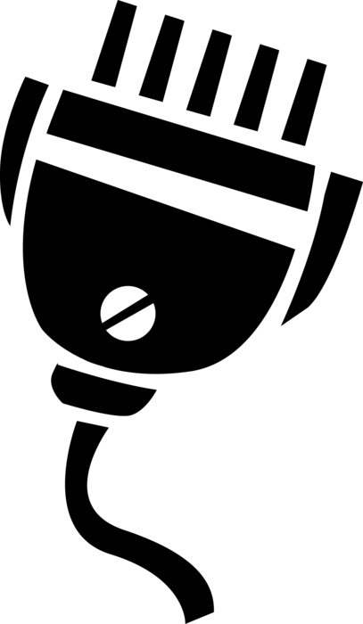 Vector Illustration of Computer Peripheral Cable Connectors