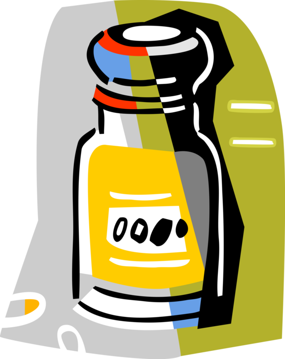 Vector Illustration of Spice and Herbs Bottle
