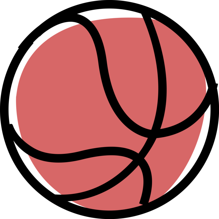 Vector Illustration of Sport of Basketball Game Sports Ball