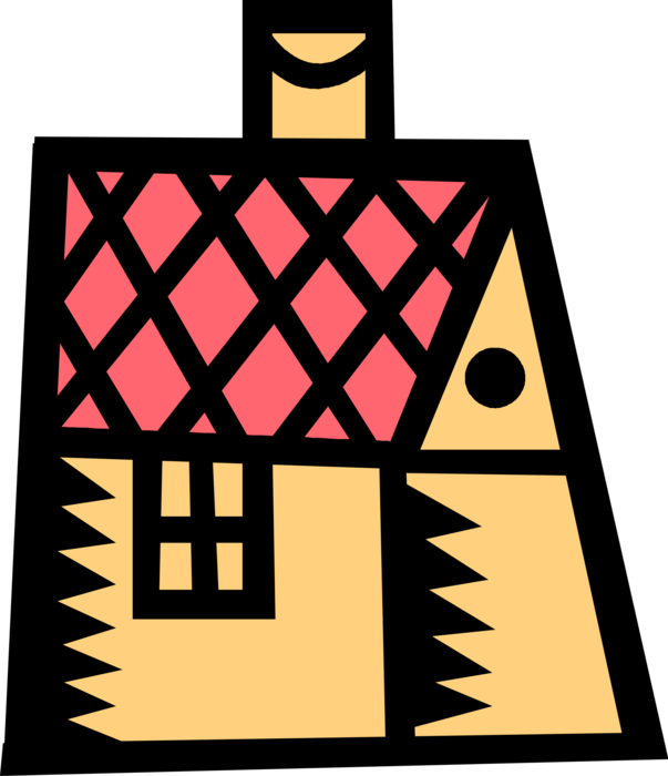 Vector Illustration of Family House or Home Symbol