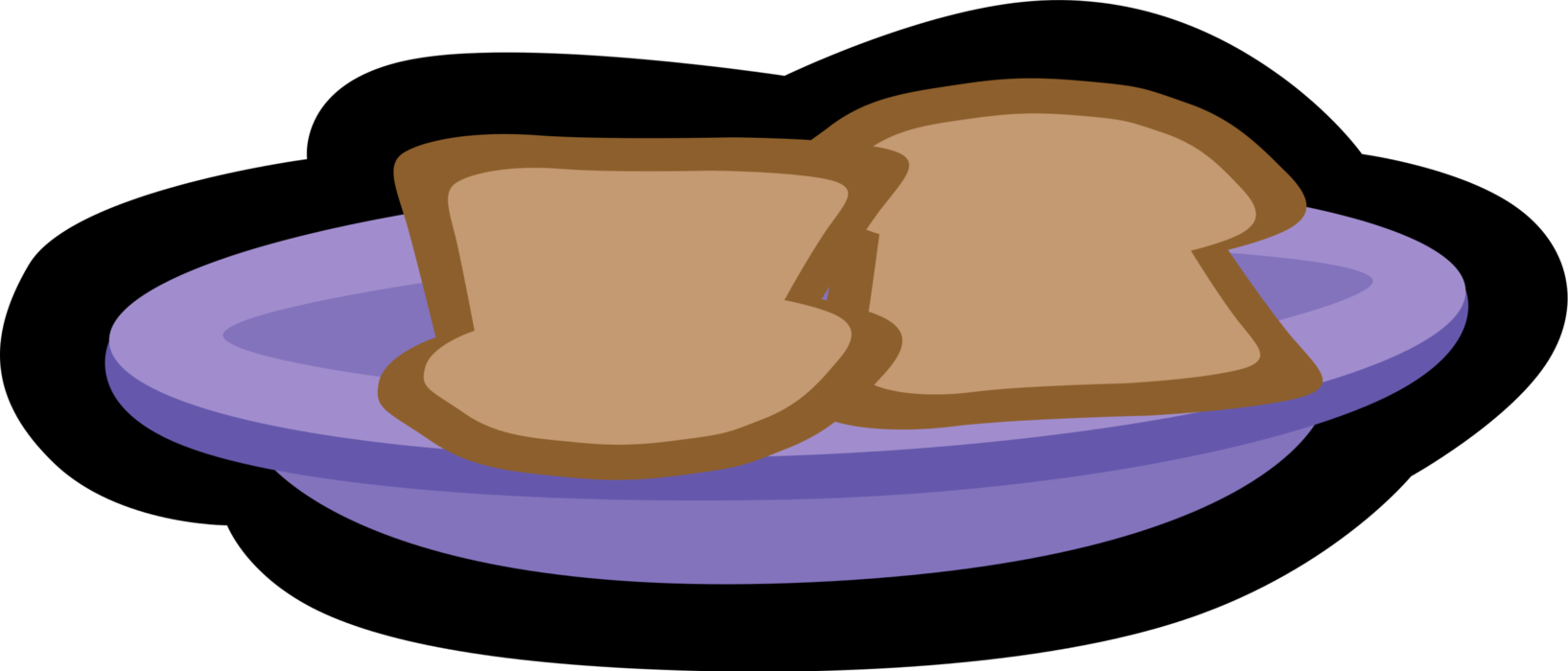 Vector Illustration of Toasted Toast 