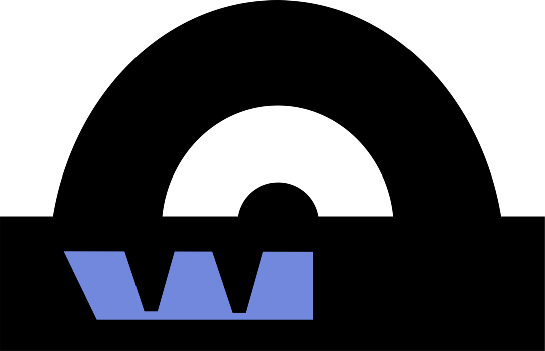 Vector Illustration of Geometry Protractor Measurement Instrument for Measuring Angles in Degrees