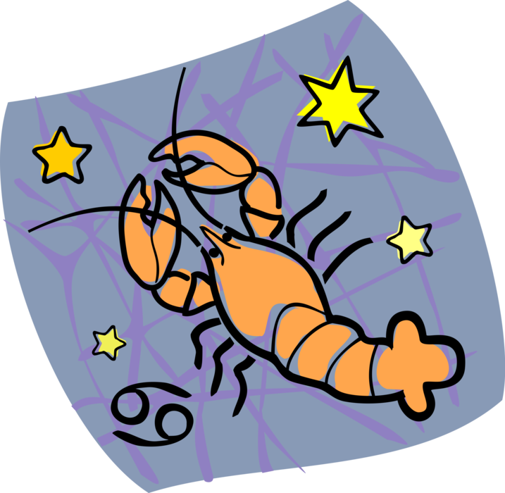 Vector Illustration of Astrological Horoscope Astrology Signs of the Zodiac - Water Sign Scorpio the Scorpion