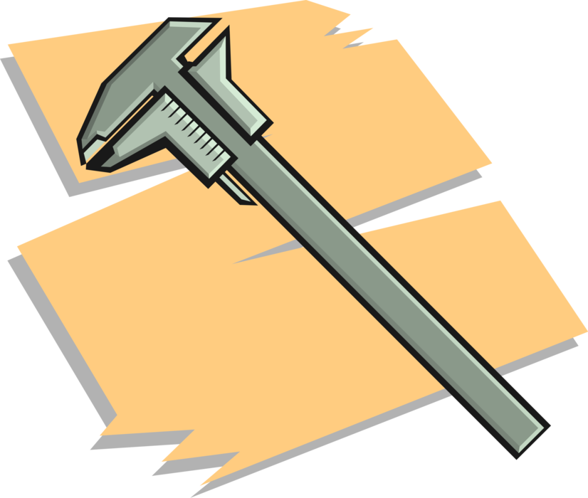 Vector Illustration of T-Square Technical Drawing Instrument used by Draftsmen on Drafting Table